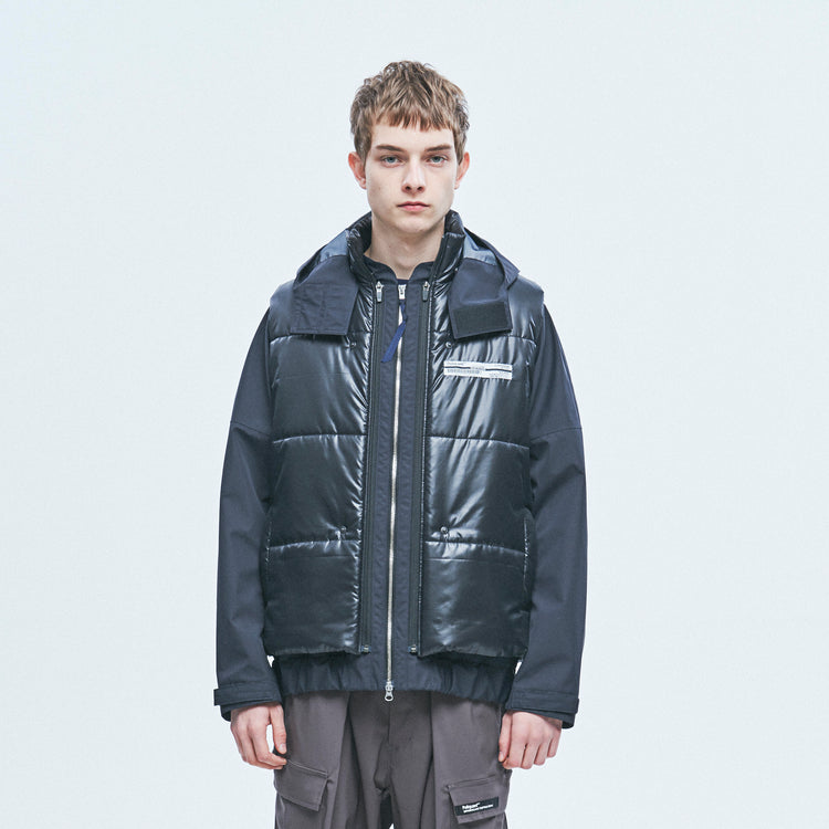 Poliquant - THE LAYERED JACKET ADD DETACHABLE PADDING VEST